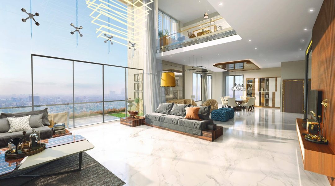 double-height-living-room